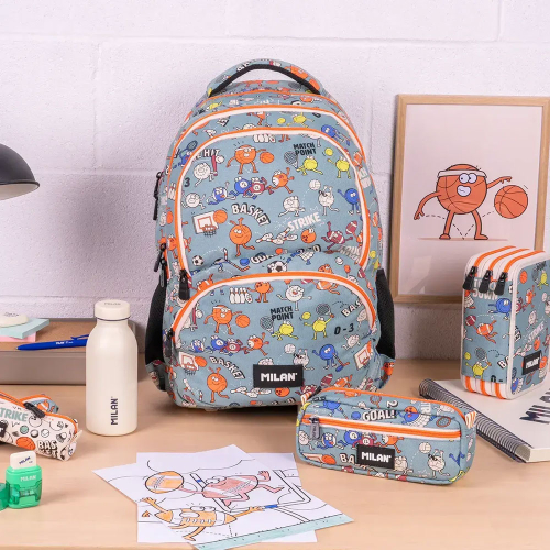 Несесер Milan Sport 2 ципа празен, 1000000000052612 04 