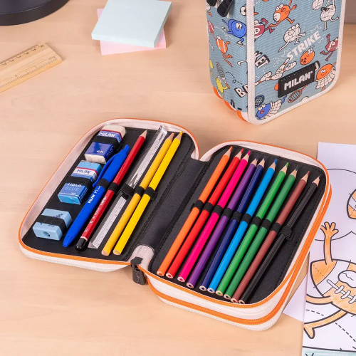 Несесер Milan Sport 2 ципа 36 части син, 1000000000052610 04 