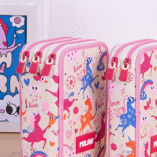 Несесер Milan Flowicorn 2 ципа 36 части, 1000000000052617 04 