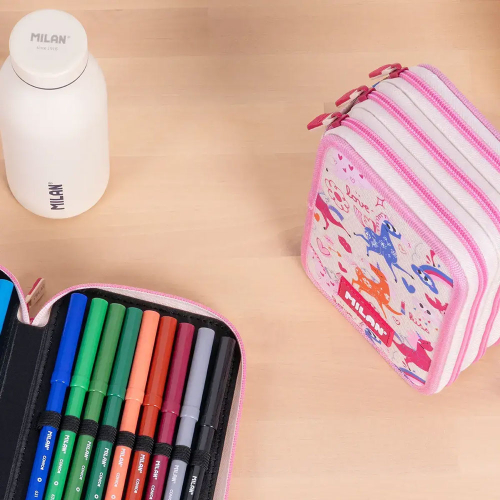 Несесер Milan Flowicorn 3 ципа 49 части, 1000000000052614 05 