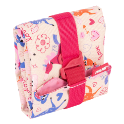 Milan Flowicorn School sandwich bag beig