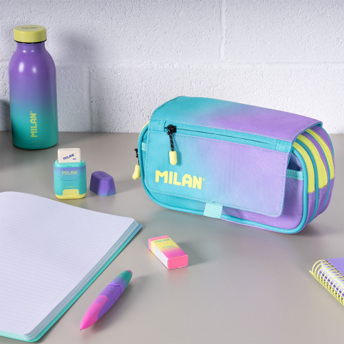 Несесер MilanSunset 3 ципа празен, 1000000000052589 03 