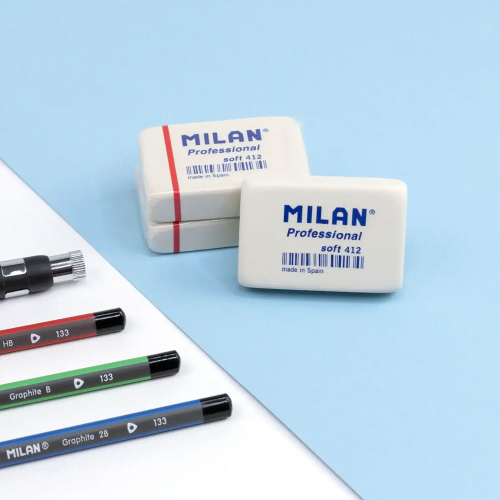 Гумичка Milan 412 Professional Soft бяла, 1000000000052427 02 