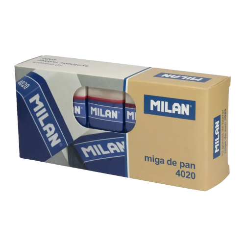Гумичка Milan 4020 правоъгълна бяла, 1000000000052423 05 