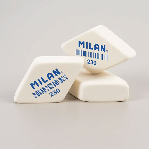Гума MILAN CMM230 Ромбоидна бяла, 1000000000053497 04 