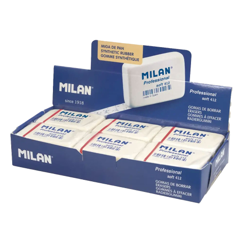 Гумичка Milan 412 Professional Soft бяла, 1000000000052427 04 