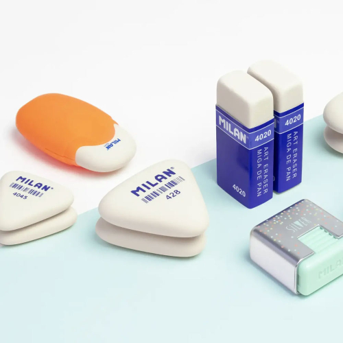 Гумичка Milan 428 триъгълна бяла, 1000000000001016 02 