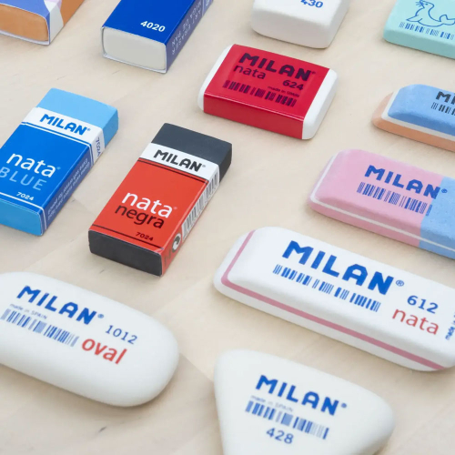 Гумичка Milan 428 триъгълна бяла, 1000000000001016 03 