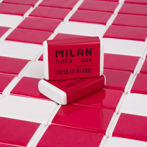 Milan 624 Nata soft eraser white, 1000000000052437 03 