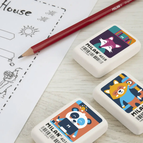 Milan 4018 Underground eraser assorted, 1000000000052425 03 