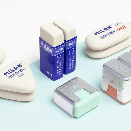 Milan 4020 eraser rectangular white, 1000000000052423 02 