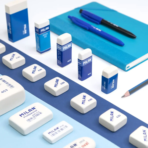 Milan 4020 eraser rectangular white, 1000000000052423 03 