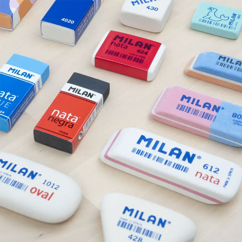 Milan 6030 two-colors eraser assorted, 1000000000052434 03 