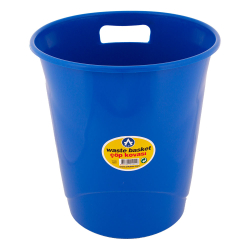 Waste bin PVC solid 12 l blue