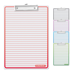 Clipboard without lid OfBox PVC assorted