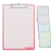 Clipboard without lid OfBox PVC assorted, 1000000000048972 08 