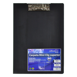 Клипборд с капак OfBox Mini-Clip черен
