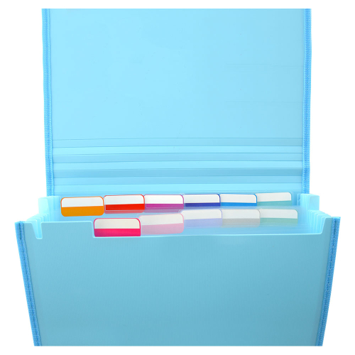 Folder OfBox Colorline 12 sect elastic, 1000000000049034 03 