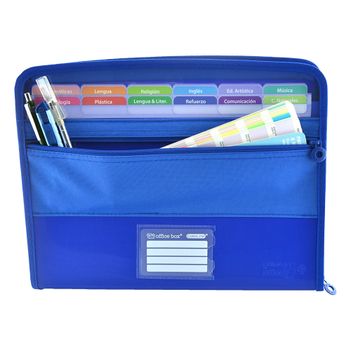 Folder OfBox Colorline 12 sect zipper, 1000000000049035 03  — OK Office Folder OfBox Colorline 12 sect zipper, 1000000000049035 03