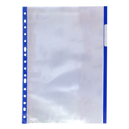 Pocket crystal OfBox A4 blue edge 10pc, 1000000000048948 02 