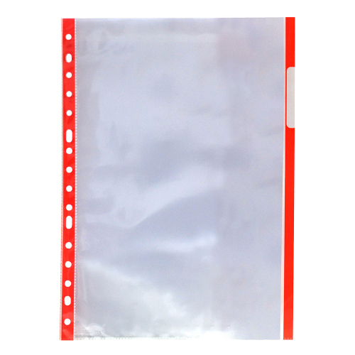 Pocket crystal OfBox A4 red edge 10pc, 1000000000048951 02 