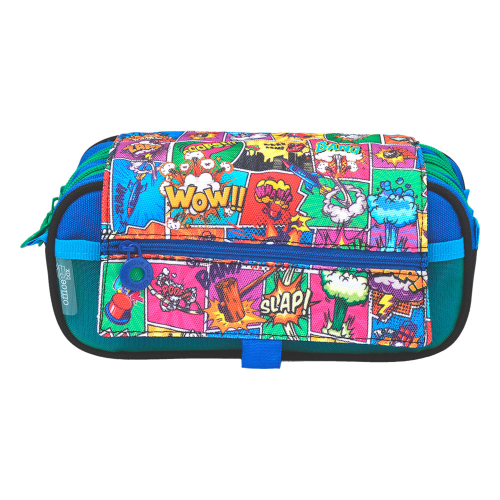 Pencil case OfBox Colorline boy 3 zips, 1000000000049067 07 