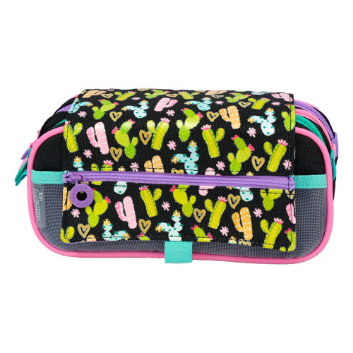 Pencil case OfBox Colorline girl 3 zips, 1000000000049068 07 