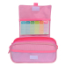 Несесер OfBox Triple Blush 3 ципа асорти, 1000000000049062 06 