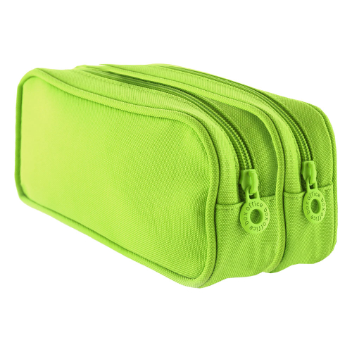Pencil case OfBox Double 2 zips assorted, 1000000000049060 04 