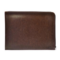 Папка OfBox Dynamic A4 кожа с цип кафяв