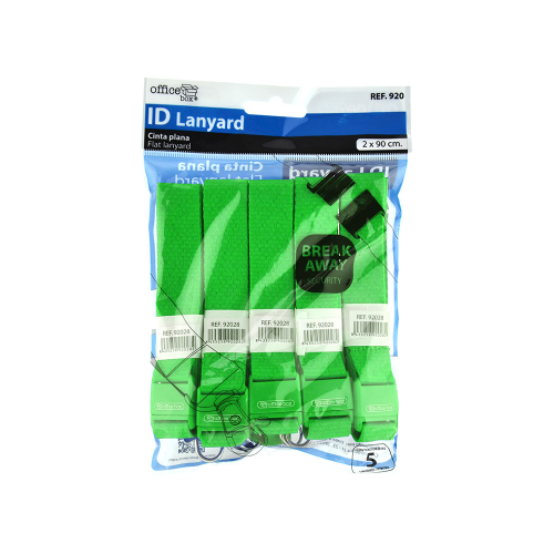 Лента за бадж OfBox плоска зелен оп5, 1000000000048986 04 