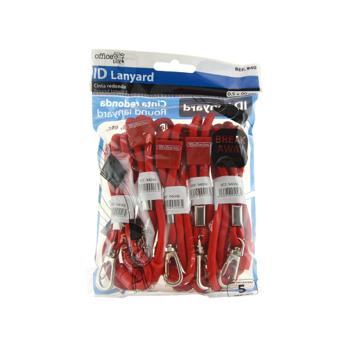 Лента за бадж OfBox обла червен оп5, 1000000000048992 03 