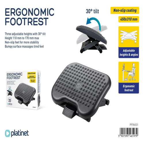 Опора за крака Platinet Ergonomic 3-нива, 1000000000054700 03 