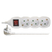 Power strip 3 sockets with 1.5m switch, 1000000000005062 02 