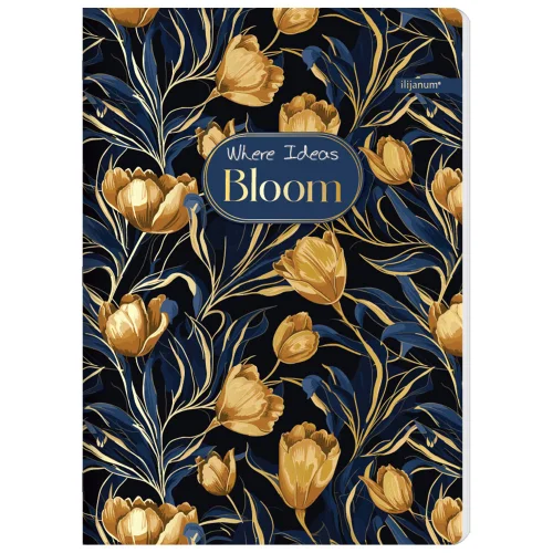 Notebook А4 Ilijanum Bloom 52 sheet, 1000000000045681 03 