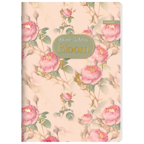 Notebook А4 Ilijanum Bloom 52 sheet, 1000000000045681 04 