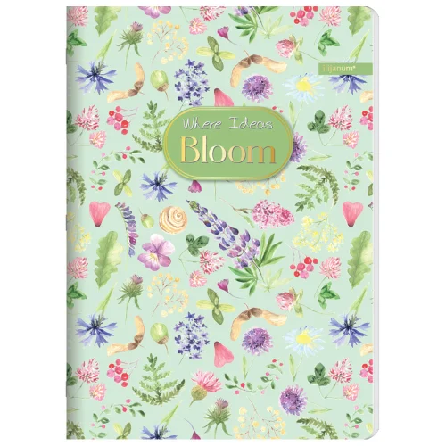 Notebook А4 Ilijanum Bloom 52 sheet, 1000000000045681 05 