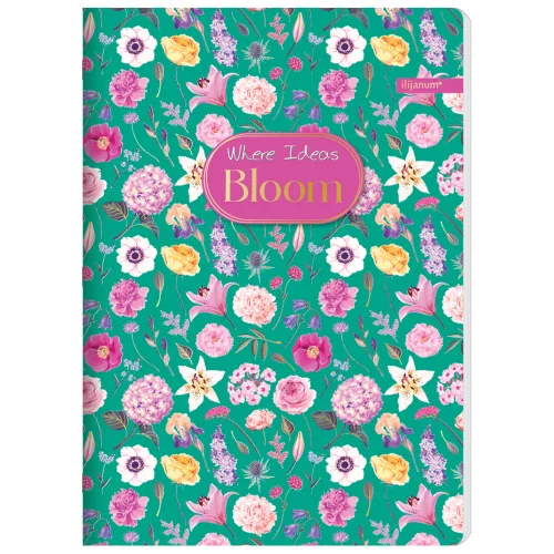 Notebook А4 Ilijanum Bloom 52 sheet, 1000000000045681 06 