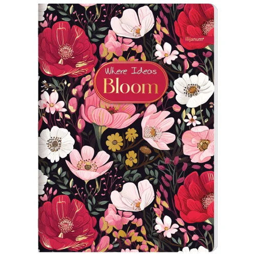Notebook А4 Ilijanum Bloom 52 sheet, 1000000000045681 08 