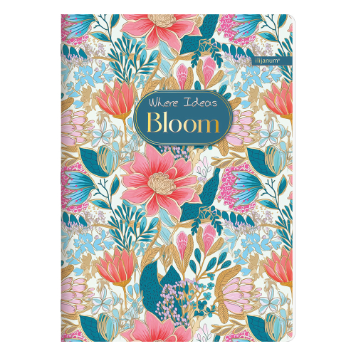 Тетрадка A4 Ilijanum Bloom 80л офсет, 1000000000048360 02 