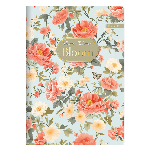 Тетрадка A4 Ilijanum Bloom 80л офсет, 1000000000048360 07 