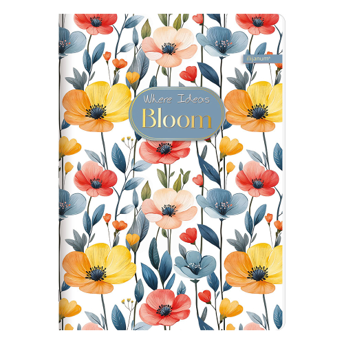 Тетрадка A4 Ilijanum Bloom 80л офсет, 1000000000048360 09 