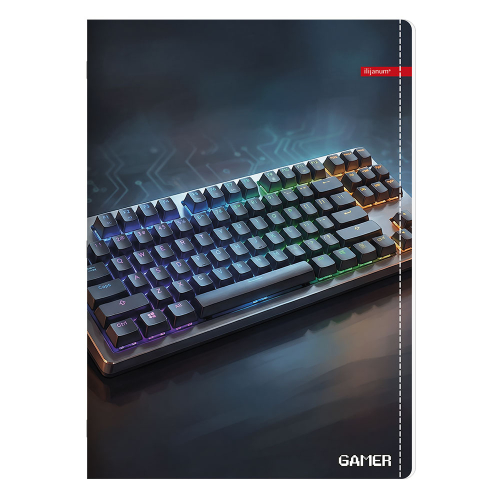 Notebook A5 Ilijanum Gamer UV 60 sheets, 1000000000048376 02 