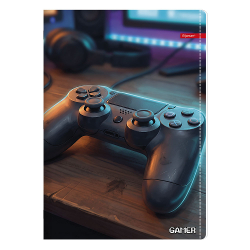 Notebook A5 Ilijanum Gamer UV 60 sheets, 1000000000048376 07 