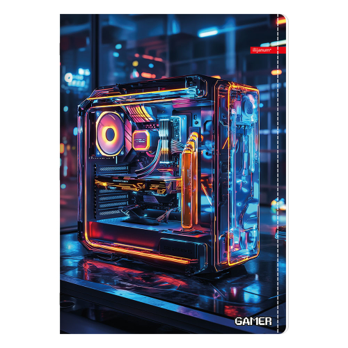 Notebook A5 Ilijanum Gamer UV 80 sheets, 1000000000048377 04 