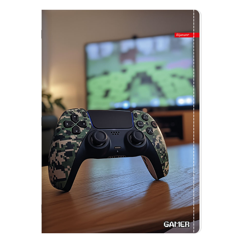 Тетрадка A4 Ilijanum Gamer UV 60л офсет, 1000000000048373 09 