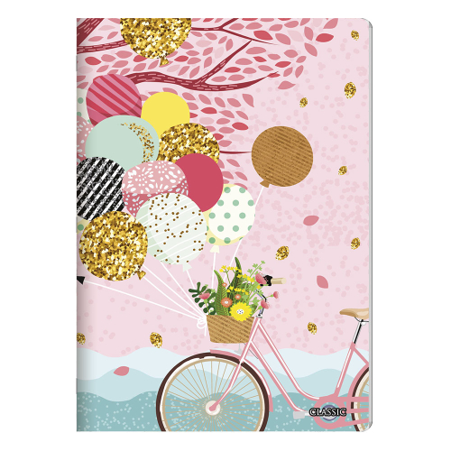 Notebook A5 Ilijanum Classic Girl 60sh, 1000000000045687 02 