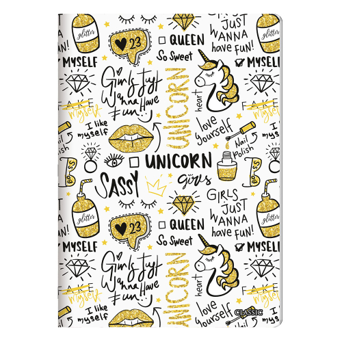 Notebook A5 Ilijanum Classic Girl 60sh, 1000000000045687 03 