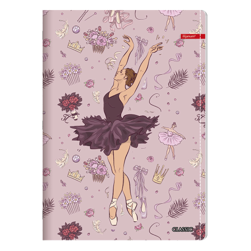 Notebook A5 Ilijanum Classic Girl 60sh, 1000000000045687 06 