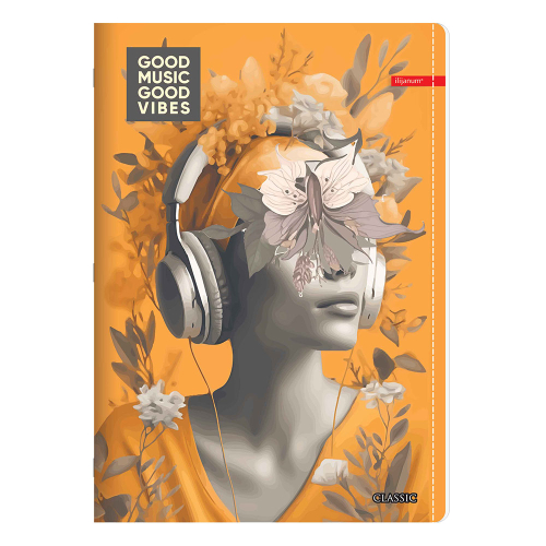 Тетрадка A4 Ilijanum Classic Girl 40л, 1000000000045683 05 